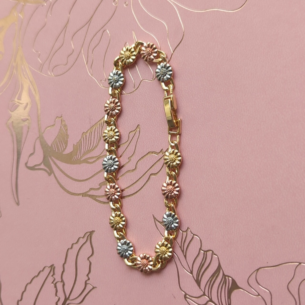 Gold plated bracelet